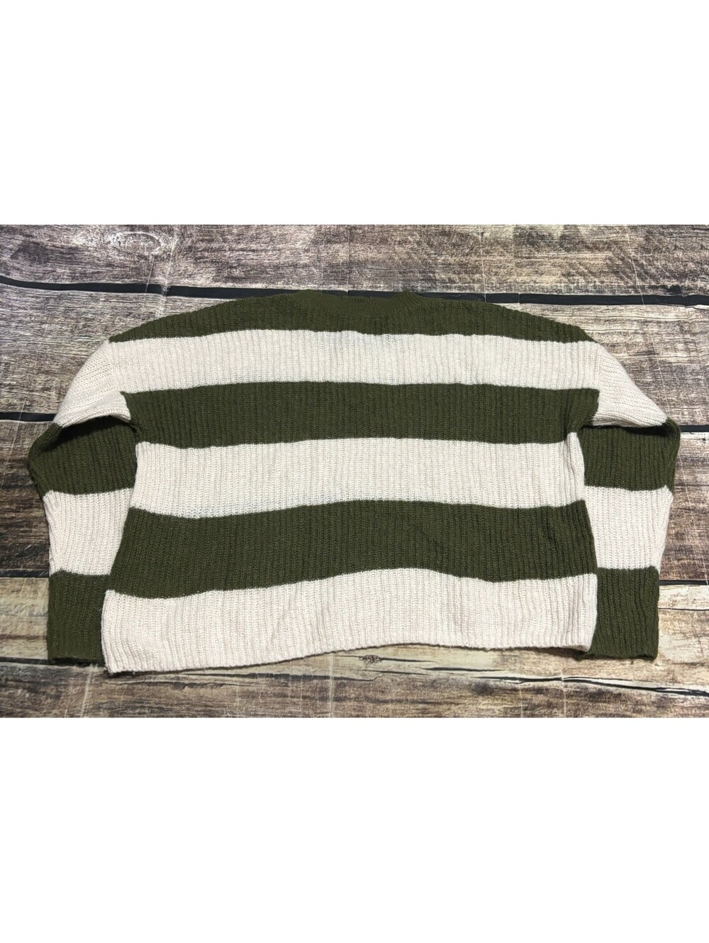 Madewell Sweater Womens Large Striped Alpaca Blend Relaxed - Picture 3 of 12